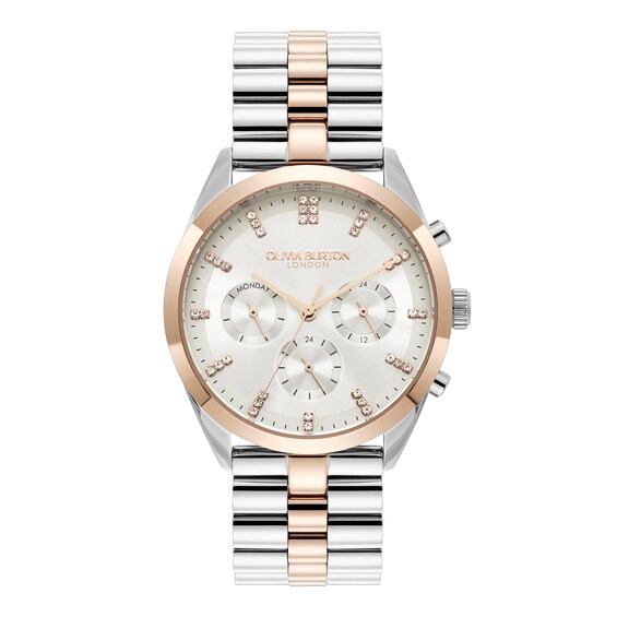 Olivia Burton Sports Luxe City Classic Multifunction Two Tone 38mm Ladies Watch 24000191 - Image 4