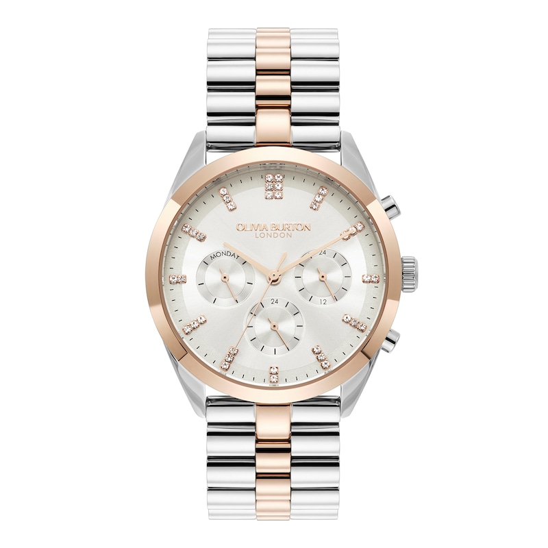 Main Image 1 of Olivia Burton City Classic Ladies' Stainless Steel & Rose Gold Tone Watch