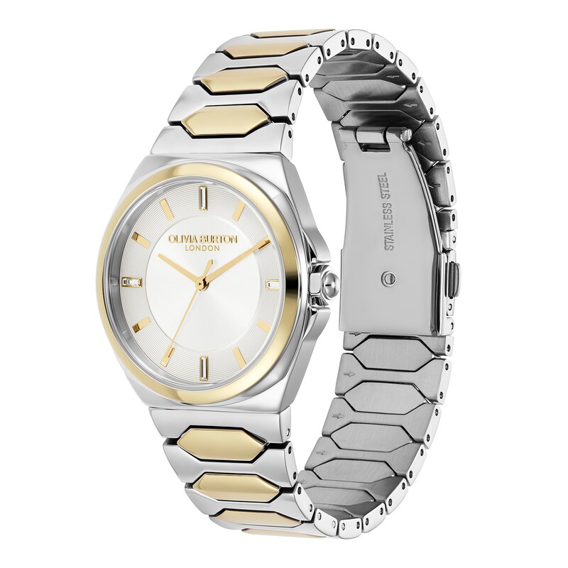 Main Image 2 of Olivia Burton Lustre Ladies' Stainless Steel & Gold Tone Bracelet Watch