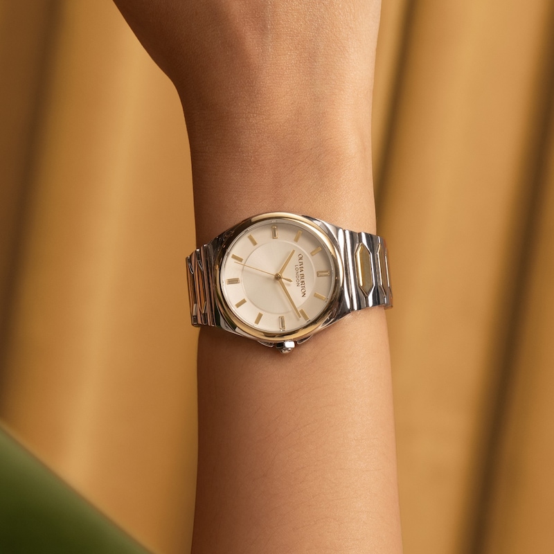 Main Image 4 of Olivia Burton Lustre Ladies' Stainless Steel & Gold Tone Bracelet Watch