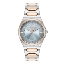 Olivia Burton Ladies' Lustre Stainless Steel & Rose Gold Tone Bracelet Watch