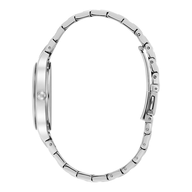 Main Image 4 of Olivia Burton Ladies' Crystal Detail Blush Dial Stainless Steel Watch