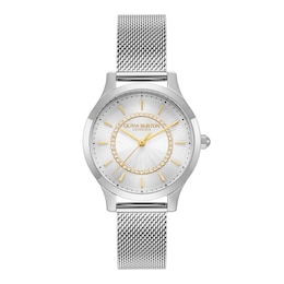 Olivia Burton Ladies' Stainless Steel Mesh Bracelet Watch