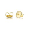 Thumbnail Image 2 of 9ct Yellow Gold Cubic Zirconia Round Cut Stud Earrings