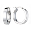 Thumbnail Image 1 of 9ct White Gold 15mm Hoop Earrings