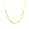 Thumbnail Image 1 of 9ct Yellow Gold Diamond Cut Bead Station Necklace