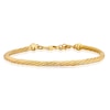 Thumbnail Image 1 of 9ct Yellow Gold Adjustable 7.5&quot; Twisted Bracelet