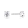 Thumbnail Image 1 of 9ct White Gold 0.50ct Diamond Solitaire Stud Earrings