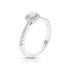 Thumbnail Image 2 of The Forever Diamond Platinum 0.50ct Diamond Halo Ring