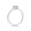Thumbnail Image 3 of The Forever Diamond Platinum 0.50ct Diamond Halo Ring