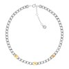 Thumbnail Image 1 of Tommy Hilfiger Ladies' Chunky Curb Chain Gold Tone Stud Detail Stainless Steel Necklace