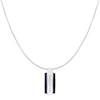 Thumbnail Image 2 of Tommy Hilfiger Men's Blue Enamel Stainless Steel Pendant Necklace