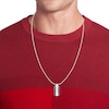 Thumbnail Image 3 of Tommy Hilfiger Men's Blue Enamel Stainless Steel Pendant Necklace