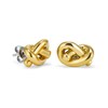 Thumbnail Image 2 of Olivia Burton Lovers Knot Ladies' Gold Tone Stud Earrings