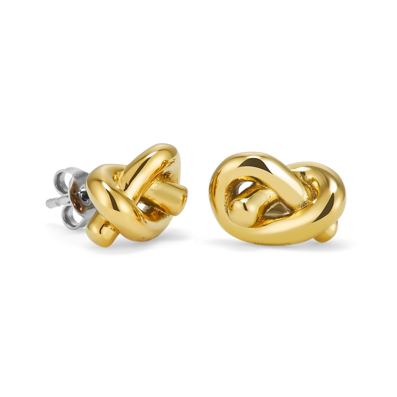 Main Image 2 of Olivia Burton Lovers Knot Ladies' Gold Tone Stud Earrings