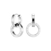 Thumbnail Image 1 of Olivia Burton Honeycomb Ladies' Toggle Stainless Steel Hoop Earrings