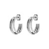 Thumbnail Image 2 of Olivia Burton Ladies' Stainless Steel Ever Stacked Claw Hoop Earrings