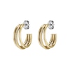 Thumbnail Image 2 of Olivia Burton Ladies' Gold Tone Ever Stacked Claw Hoop Earrings