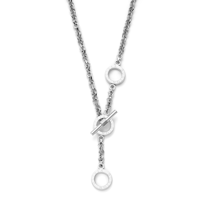 Main Image 1 of Olivia Burton Honeycomb Ladies' Toggle Stainless Steel Necklace
