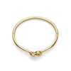 Thumbnail Image 2 of Olivia Burton Lovers Knot Ladies' Gold Tone Hinged Bangle