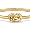Thumbnail Image 4 of Olivia Burton Lovers Knot Ladies' Gold Tone Hinged Bangle