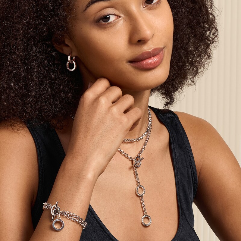 Main Image 4 of Olivia Burton Honeycomb Ladies' Toggle Stainless Steel Bracelet