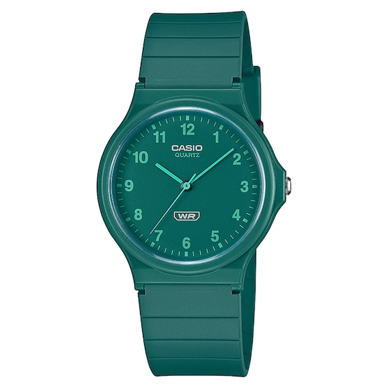 Casio MQ-24B-3BEF Green Resin Strap Watch