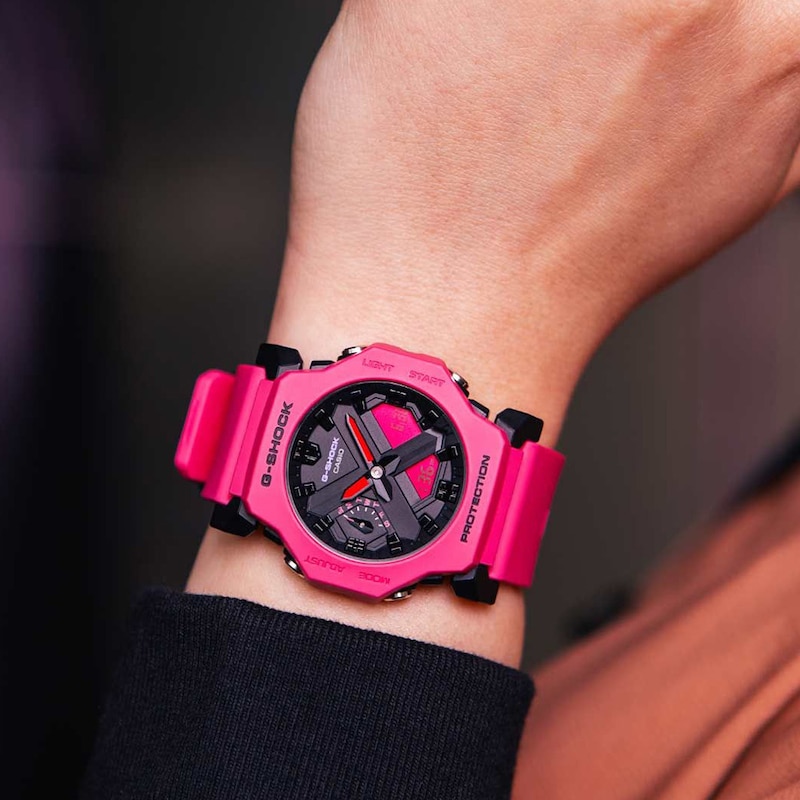 Main Image 4 of Casio G-Shock GA-2300-4AER Pink Resin Strap Watch