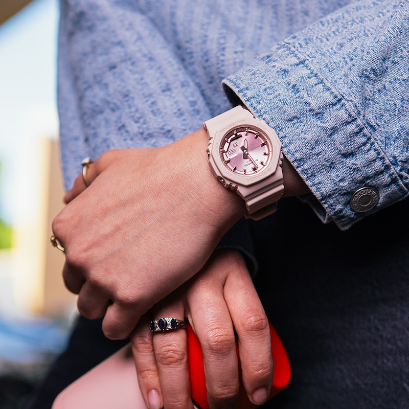 Main Image 3 of Casio G-Shock GMA-P2100SG-4AER Pink Resin Strap Watch