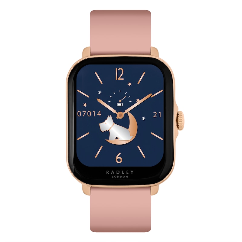 Main Image 2 of Radley Ladies' Series 20 Pink Strap Smart Watch & True Wireless Earphones