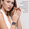 Thumbnail Image 6 of Radley Ladies' Series 20 Pink Strap Smart Watch & True Wireless Earphones