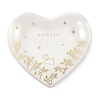 Thumbnail Image 3 of Radley Floral Heart Trinket 18ct Pale Gold Heart Earrings & Black Leather Strap Watch Tray Set