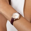 Thumbnail Image 3 of Radley Ladies' Stone Set Case Cranberry Leather Strap Watch