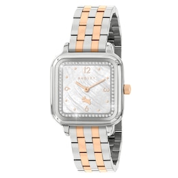 Radley Ladies' Square Two Tone Stainless Steel Bracelet Watch