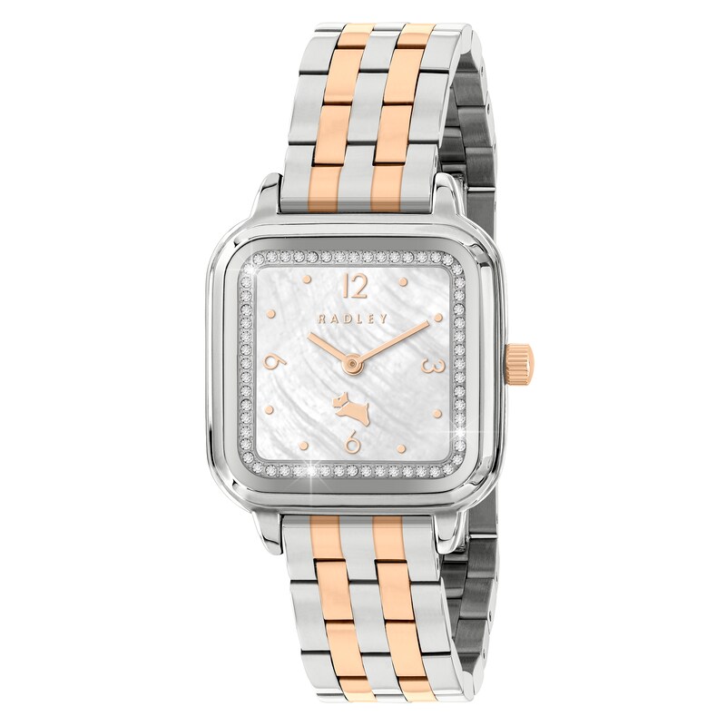 Main Image 1 of Radley Ladies' Square Two Tone Stainless Steel Bracelet Watch
