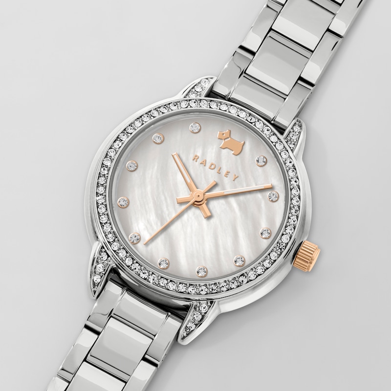 Main Image 2 of Radley Ladies' Silver Tone Stone Set Case Stainless Steel Bracelet Watch