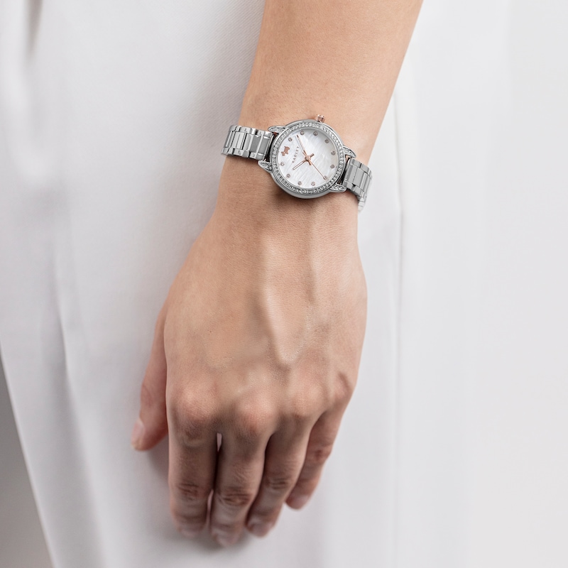 Main Image 3 of Radley Ladies' Silver Tone Stone Set Case Stainless Steel Bracelet Watch