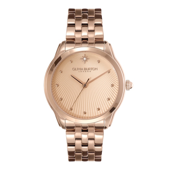 Olivia Burton Celestial Starlight Ladies' Carnation Gold Tone Bracelet Watch
