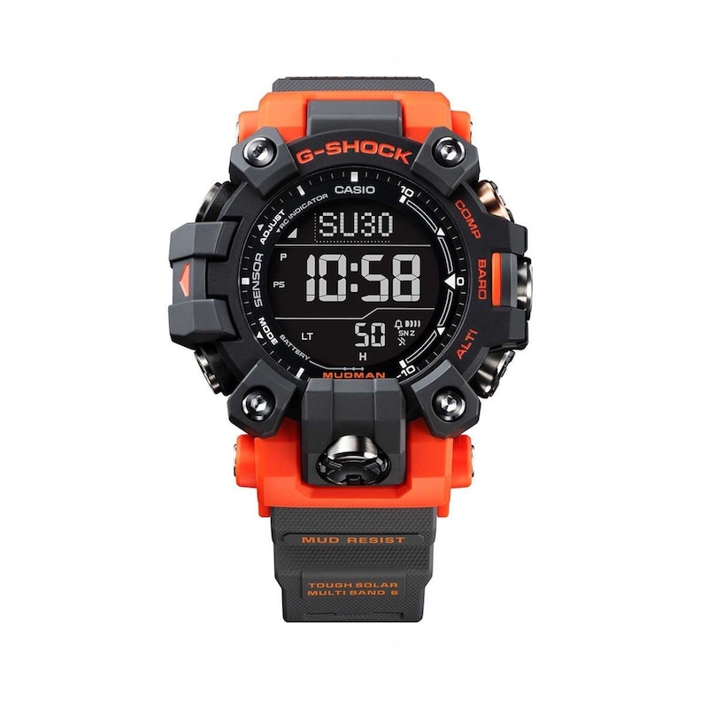 Main Image 2 of G-Shock GW-9500-1A4ER Mudman Men's Red & Black Resin Strap Watch