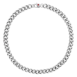 Tommy Hilfiger Men's Stainless Steel Curb Chain Necklace