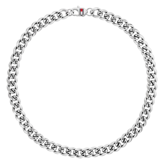 Tommy Hilfiger Men's Stainless Steel Curb Chain Necklace