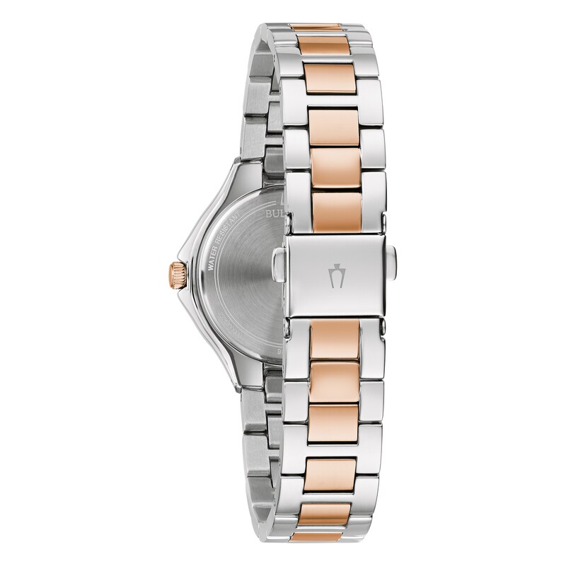 Main Image 3 of Bulova Ladies' MOP Dial Rose Two Tone Stainless Steel Exclusive Watch