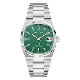 Bulova Super Seville Precisionist Men's Green Dial Bracelet Watch