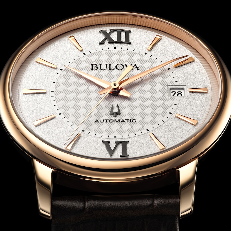 Main Image 4 of Bulova Men's Classic Rose Gold Tone Bracelet Watch