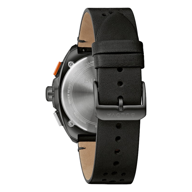 Main Image 3 of Bulova Racing Performance Men's Orange Detail Black Strap Watch