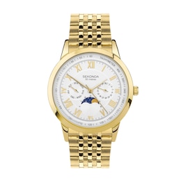 Sekonda Armstrong Men’s Gold Tone Stainless Steel Bracelet Watch