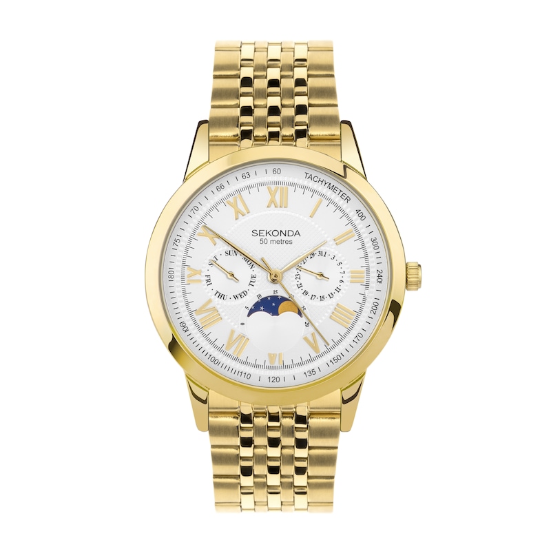 Main Image 1 of Sekonda Armstrong Men’s Gold Tone Stainless Steel Bracelet Watch