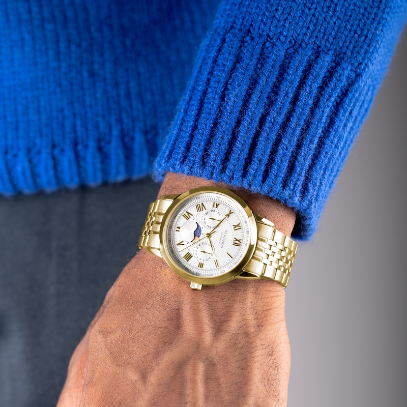 Main Image 7 of Sekonda Armstrong Men’s Gold Tone Stainless Steel Bracelet Watch