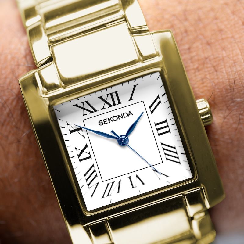 Main Image 6 of Sekonda Montreal Men's Gold Tone Bracelet Watch
