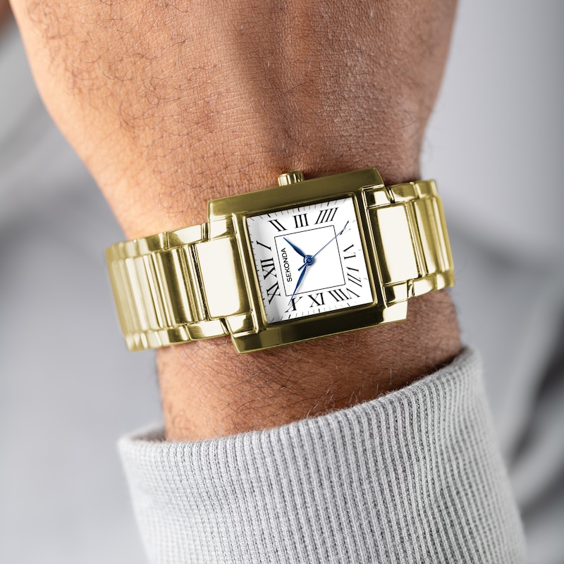 Main Image 7 of Sekonda Montreal Men's Gold Tone Bracelet Watch